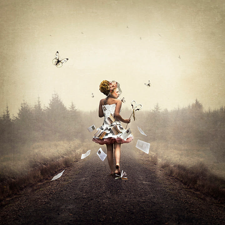 cosumed in the pages print by artist michelle mackie