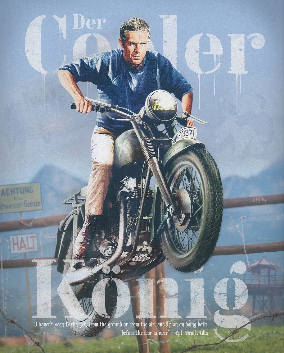 cooler konig mounted print by artist jj adams