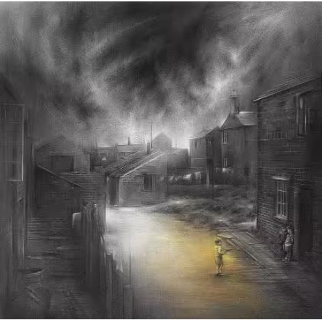 cowboys and angels framed print by artist craig everett