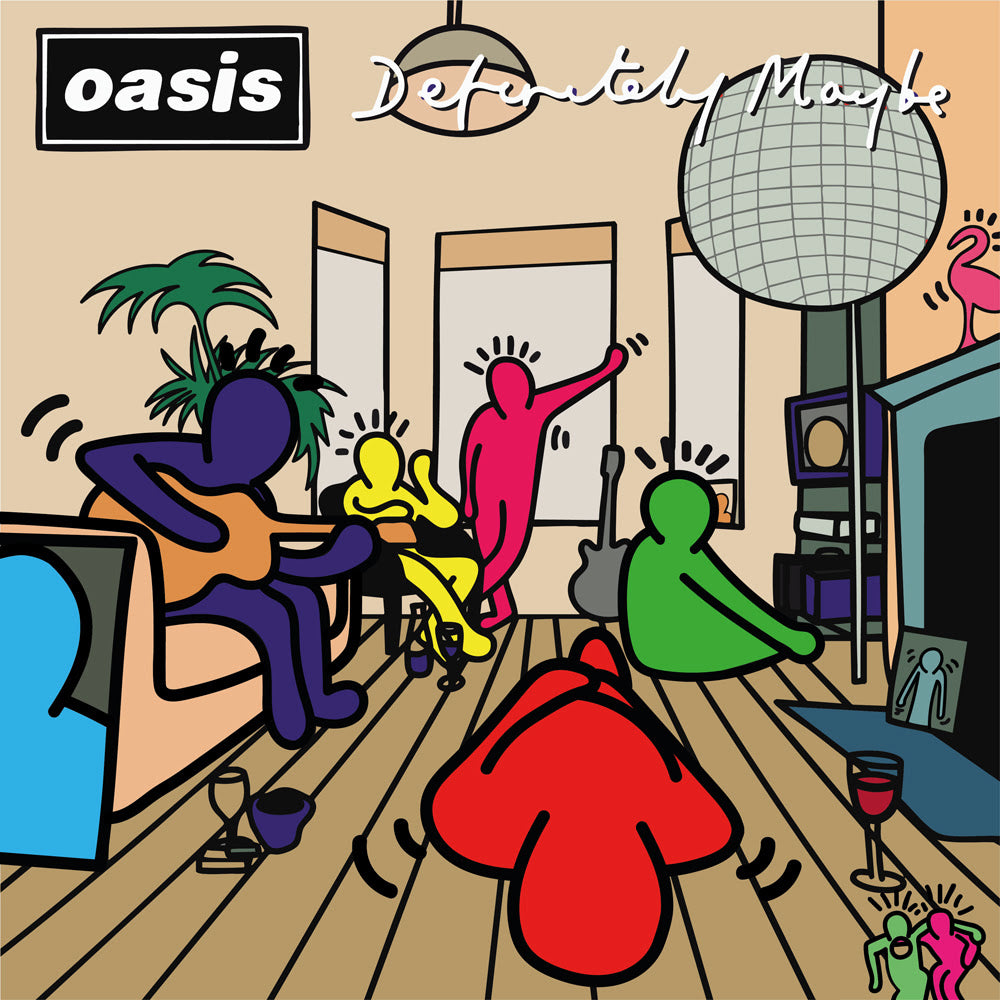 definitely maybe album cover print by artist tboy