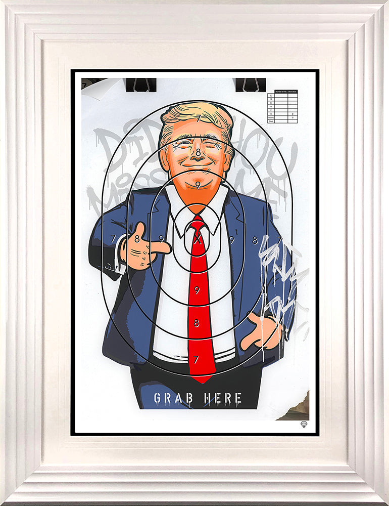 did you miss me print framed in white by artist jj adams