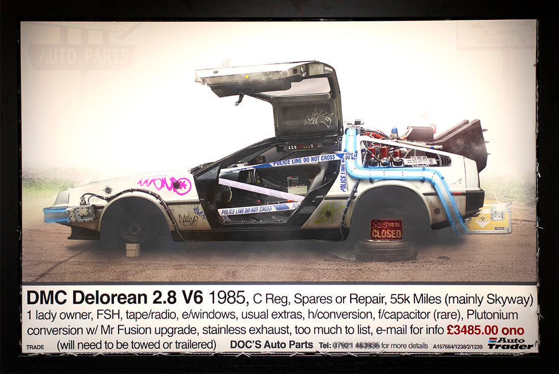 docs auto trader framed original by artist jj adams