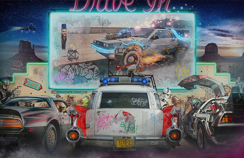 double feature print by artist jj adams