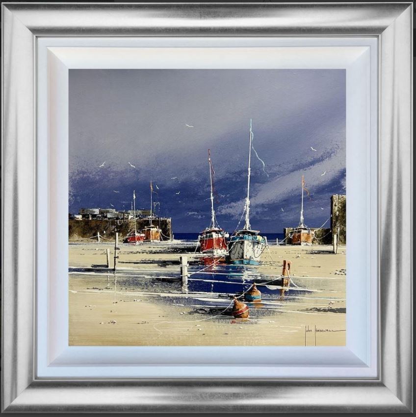 duo of the sea framed original by artist john horsewell