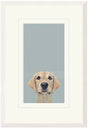 eager to please framed print by artist nicky litchfield