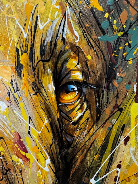 ellie view 5 framed original by artist joe galindo