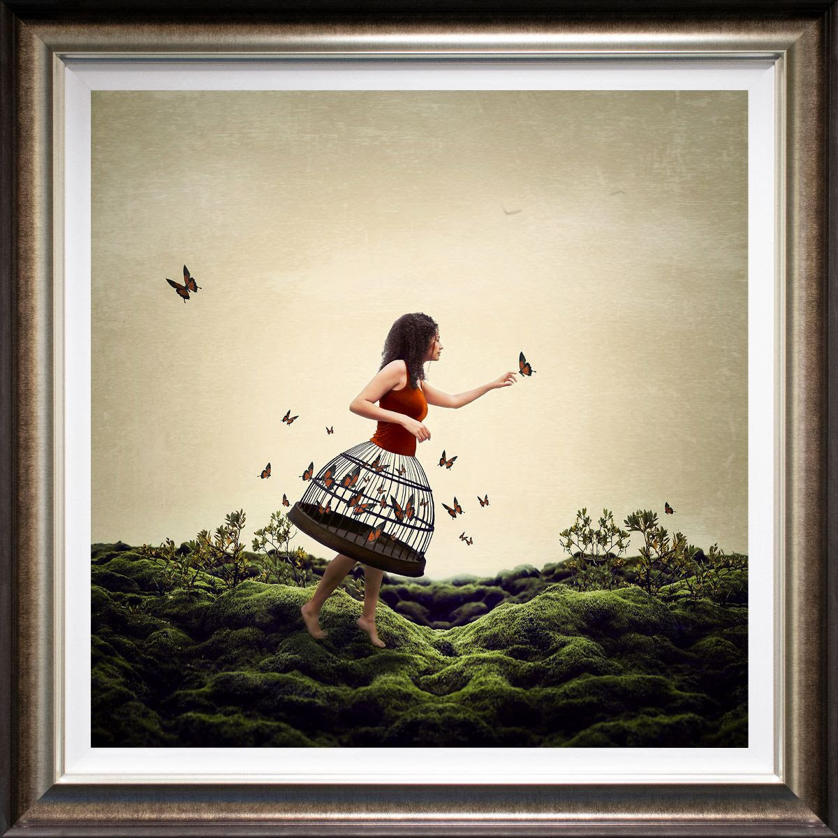 enchanted deluxe framed print by artist michelle mackie