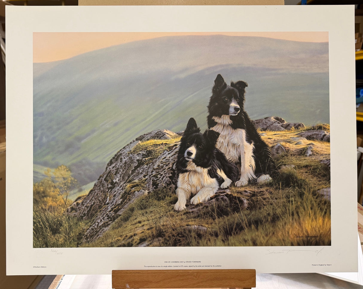 end of a working day print by artist steven townsend