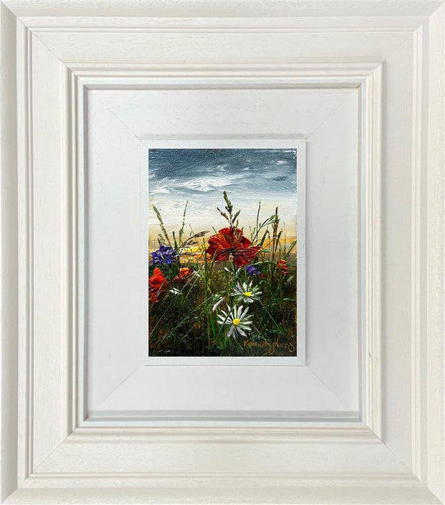 evening glow ii framed original by artist kimberley harris