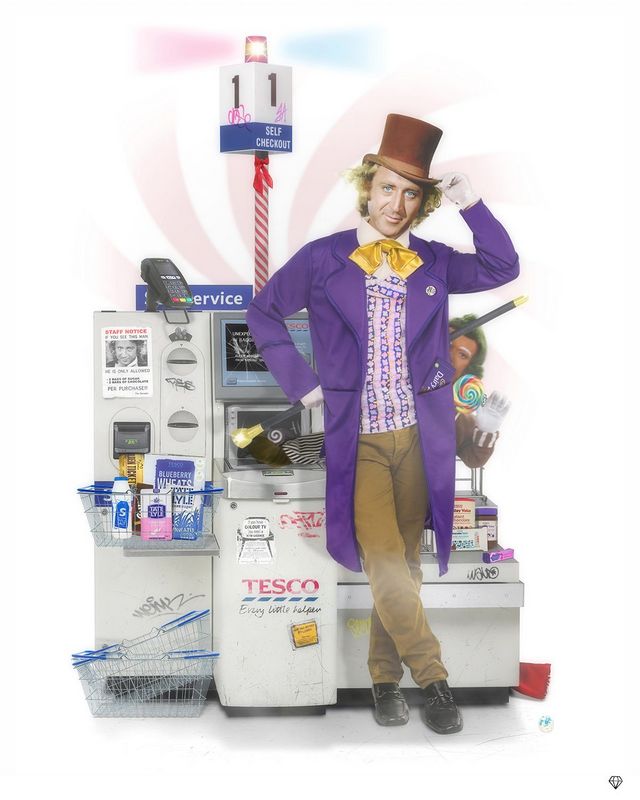 every little helper print by artist jj adams