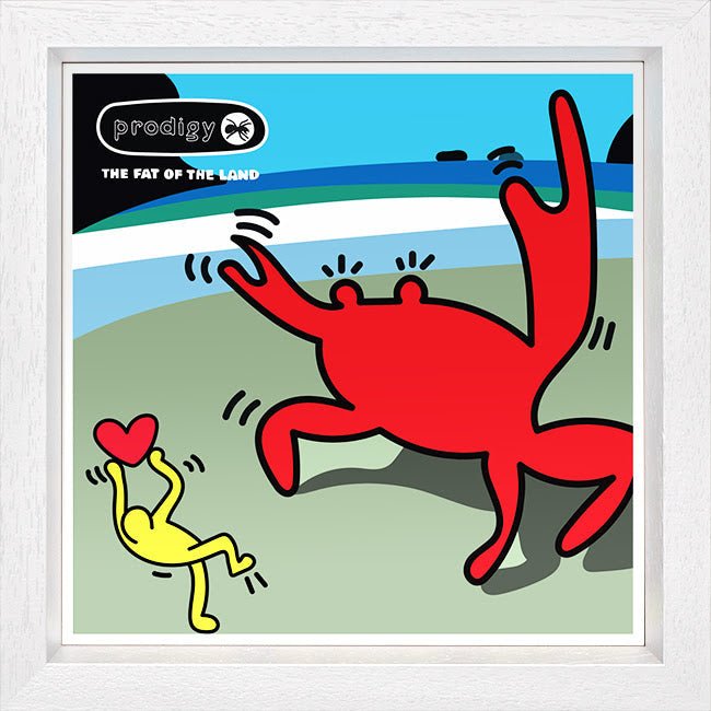 fat of the land print framed in white by artist tboy