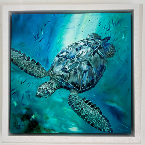 finding solace framed print by artist julie ann scott