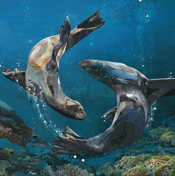 first dance mounted print by artist sarah jackson