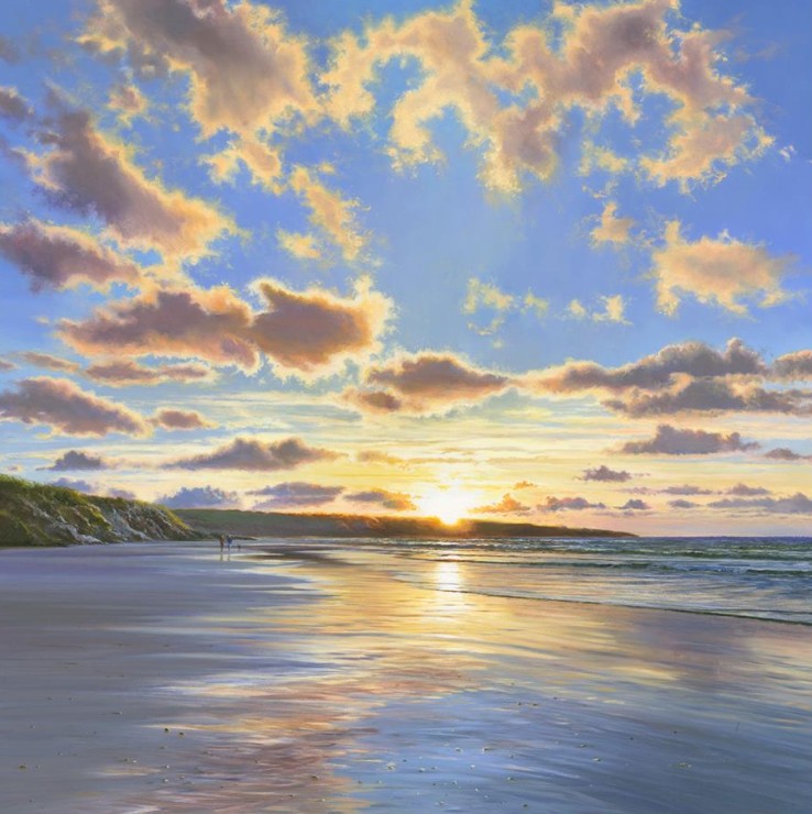 flaring sky print by artist duncan palmar