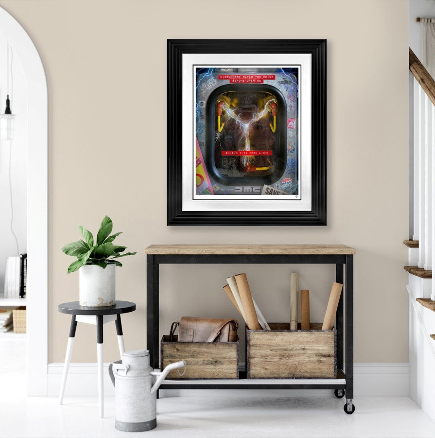 flux capacitor room view by artist jj adams