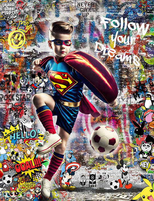 follow your dreams mounted print by artist zee