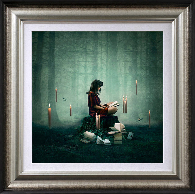 forbidden forest framed print by artist michelle mackie