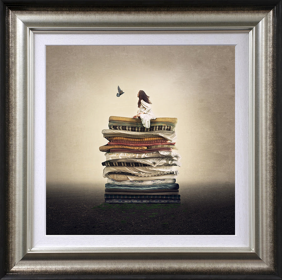 forever a princess framed print by artist michelle mackie