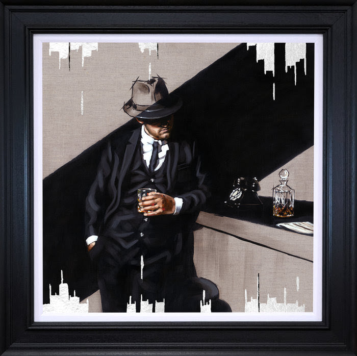 fortune favours the brave platinum edition framed print by artist richard blunt