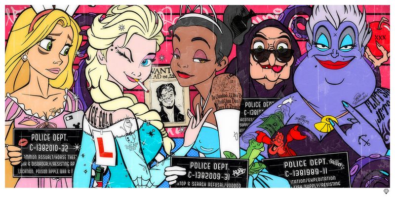 girls night our print by artist jj adams
