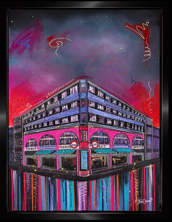 going underground original framed by artist julie connor