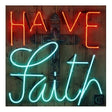 have faith framed print by artist courty