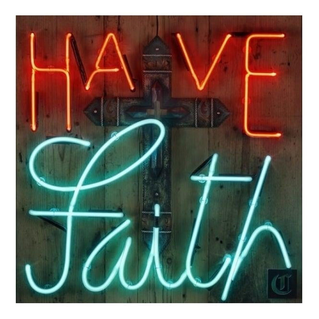 have faith framed print by artist courty
