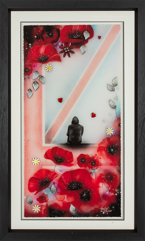 he remembers framed print by artist kealey farmer