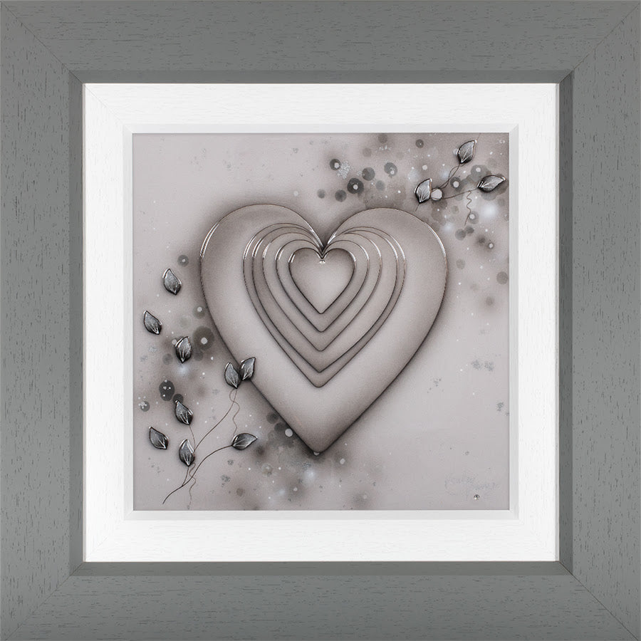 heart full of love boutique original framed by artist kealey farmer