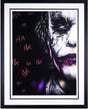 heath ledger the joker framed print by artist james tinsley