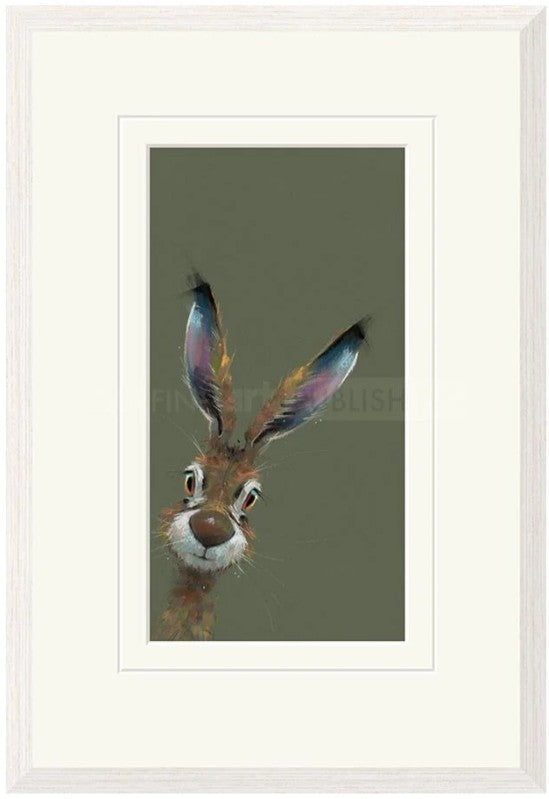 hugo framed print by aritst nicky litchfield