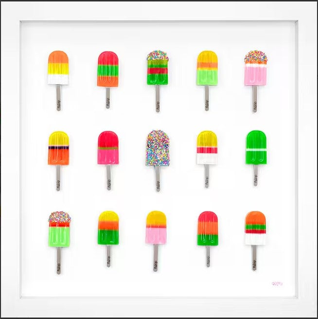 ice ice baby x orignal framed by artist dotty