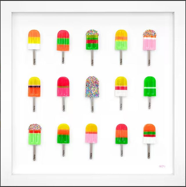 ice ice baby x orignal framed by artist dotty