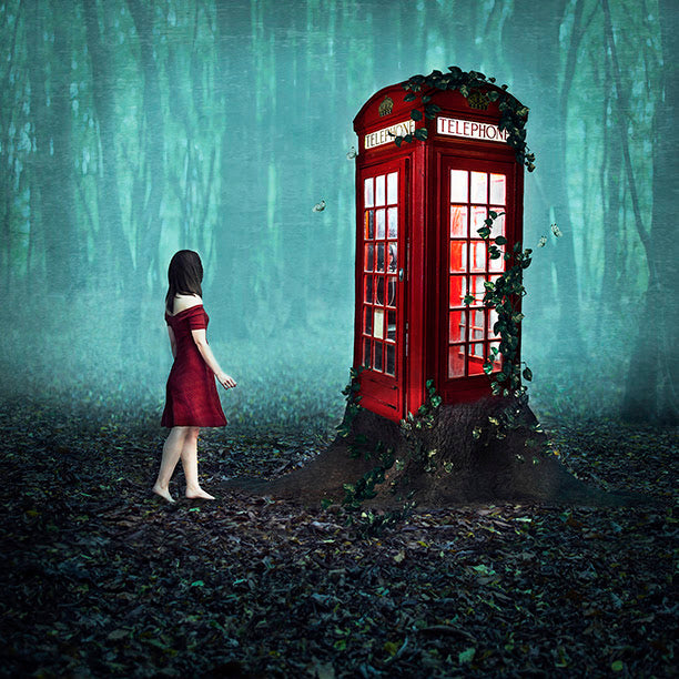 if you go down to the woods today [rint by artist michelle mackie