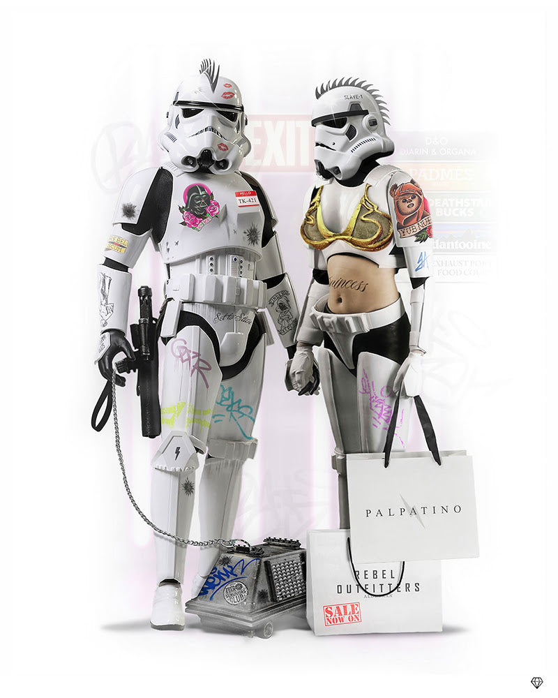 imperial shopping print by artist jj adams