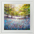 into the woods framed canvas print by artist steven mcloughlin