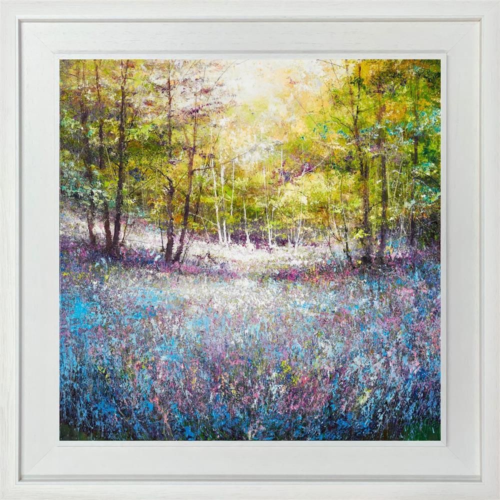 into the woods framed canvas print by artist steven mcloughlin