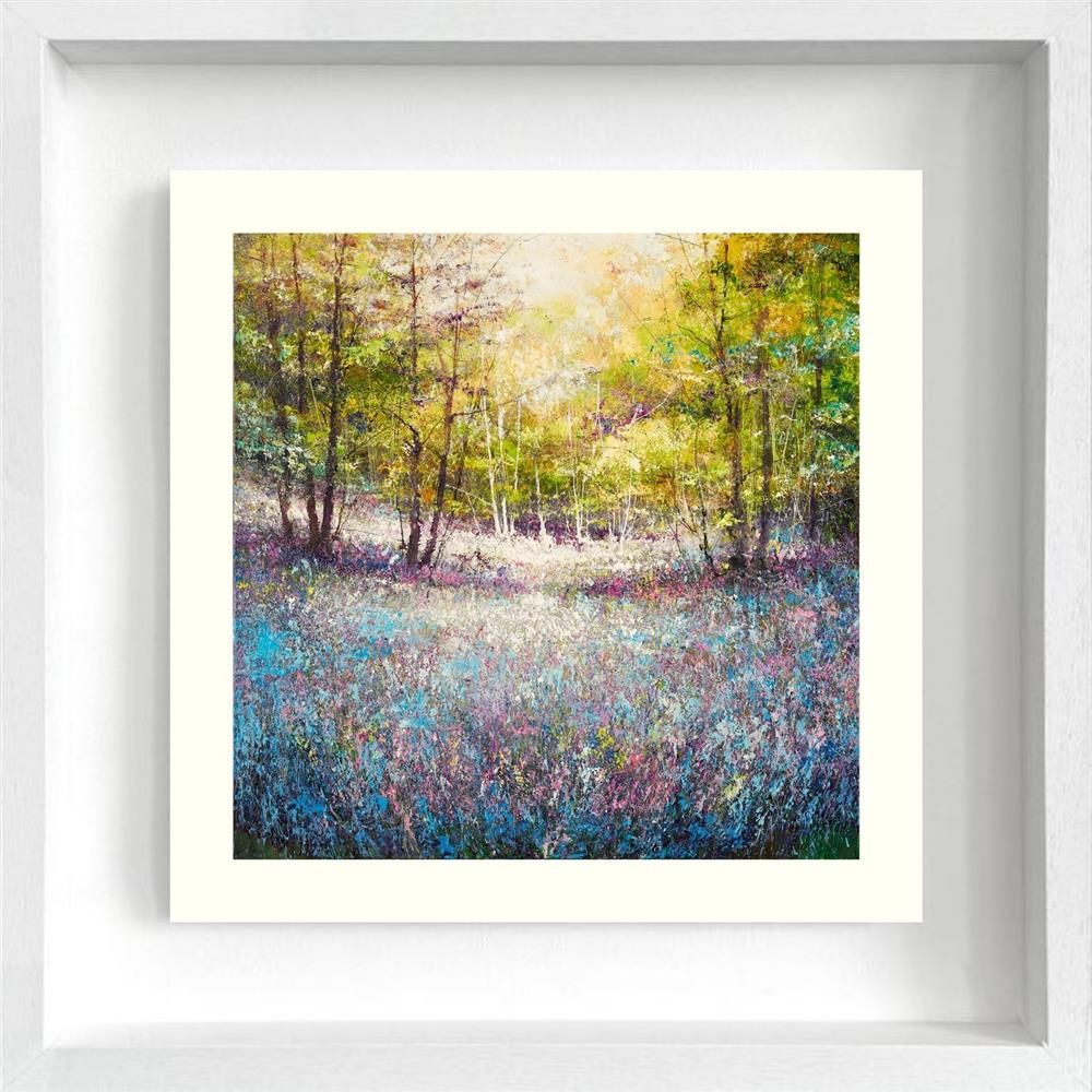 into the woods framed paper print by artist steven mcloughlin