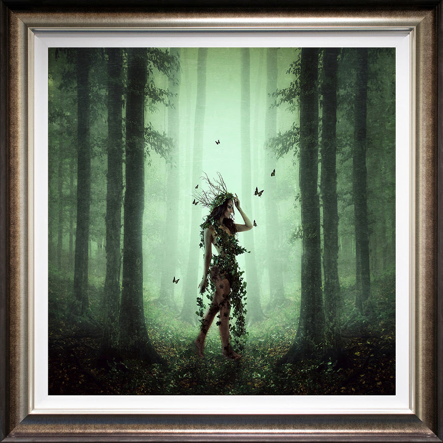 ivy deluxe framed print by artist michelle mackie