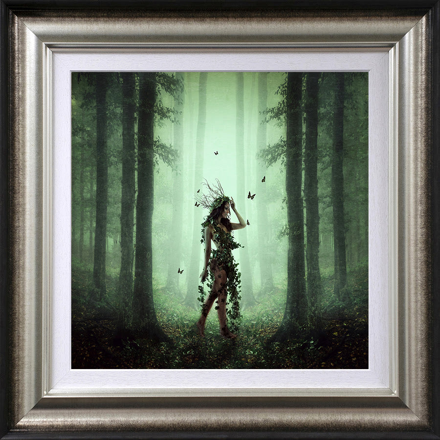 ivy framed print by artist michelle mackie