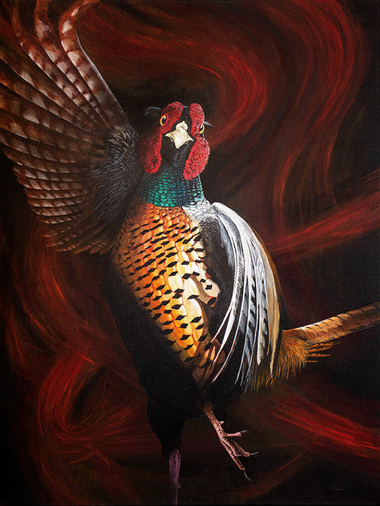 joaquin mounted print by artist angus gardner