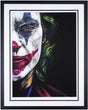 joaquin phoenix the joker framed print by artist james tinsley