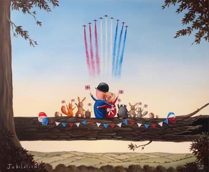 jubilation unframed board only print by artist michael abrams