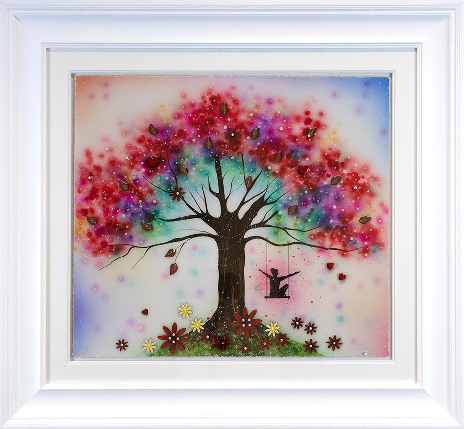 letting go framed print by artist kealey farmer