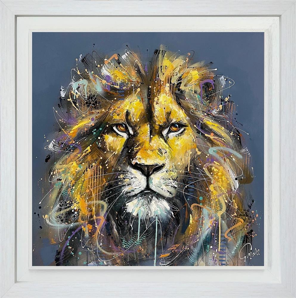 levi commissioon original framed by artist joe galindo