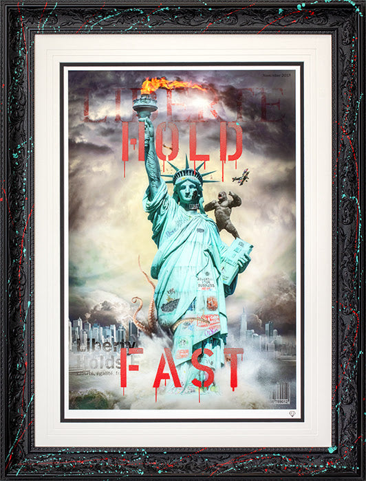 liberte studio stencil collection framed print variation 2 by artist jj adams