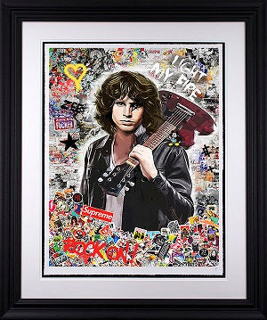 light my fire black framed print by artist zee