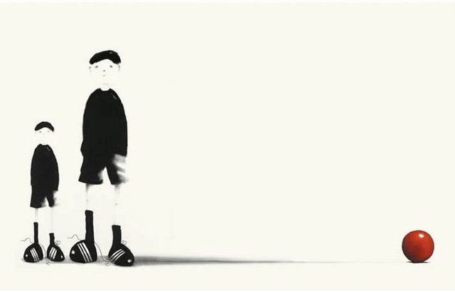 Like Father Like Son print By Artist Mackenzie Thorpe