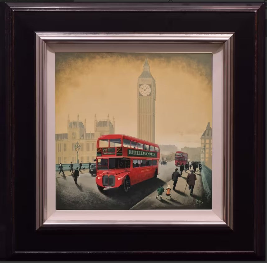 littlewoods framed original by artist david smith