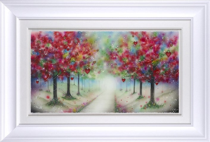 love will lead the way framed print by artist kealey farmer